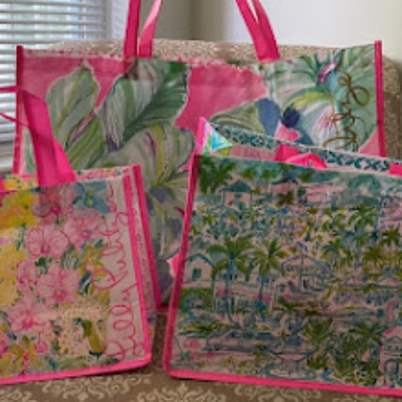 Lilly Pulitzer XL Shopping tote - Picture 1 of 12